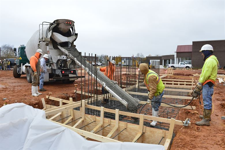 Professional foundation construction team at work – Foundation Pro Dallas